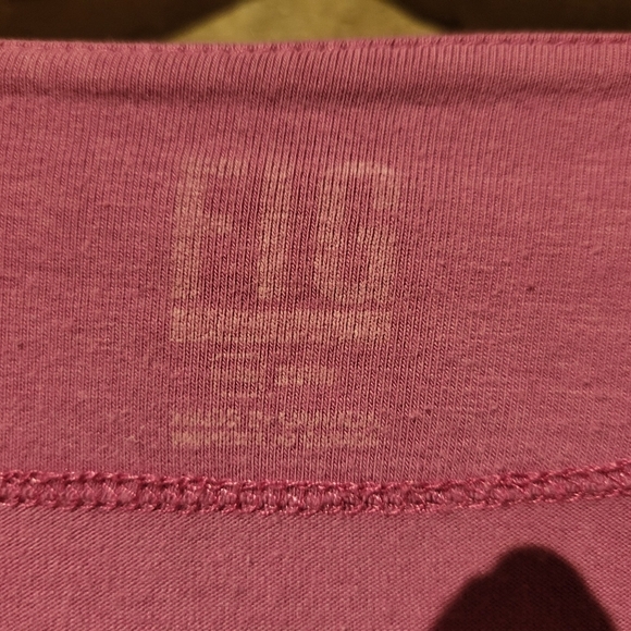 FIG Women's Pink Drape Top - Picture 2 of 5